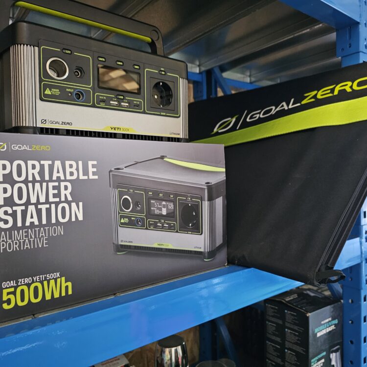 1 batterie Lithium GAOLZERO Yeti 500X 500Wh avec panneau solaire